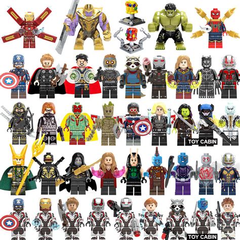 42pcslot New Super Heroes Marvel Lego Avengers Super Infinity Mini