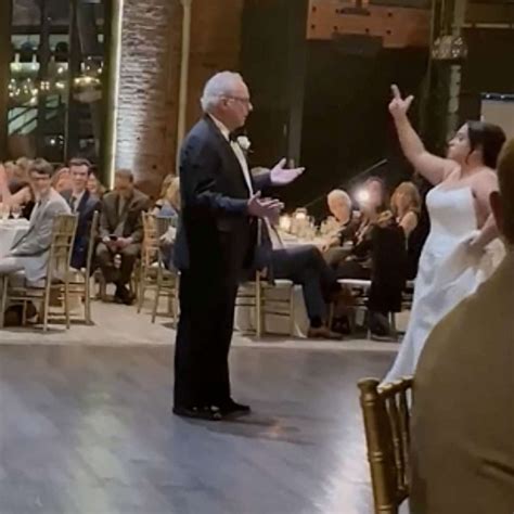 Father Daughter Duos Twist On Wedding Dance Goes Viral Made Me Smile So Big ABC News