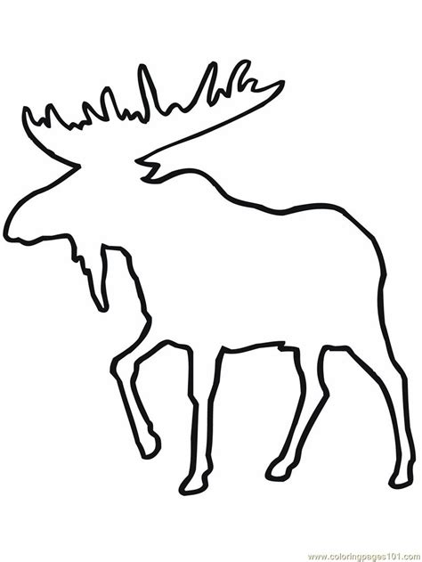 moose outline coloring page  mouse coloring pages coloringpagescom