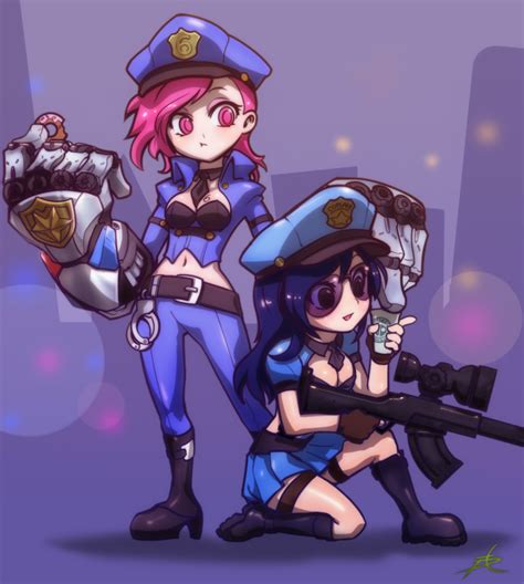 Phantom Ix Row Caitlyn League Of Legends Officer Caitlyn Officer