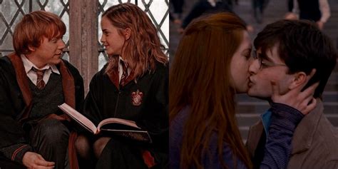 Vergiften Original Pronomen Hermione Granger Ron Weasley Kiss