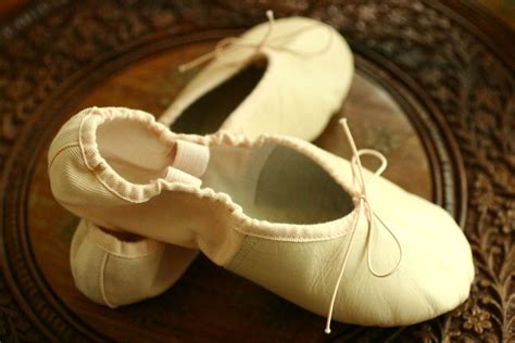 My Chacott Soft Ballet Slippers Leather Front Canvas Back Flickr