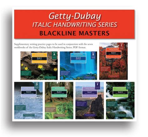 Supplementary Materials For Getty Dubay Italic Handwriting Series
