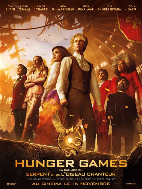 Infos And Horaires Pour Hunger Games La Ballade Du Serpent Et De L