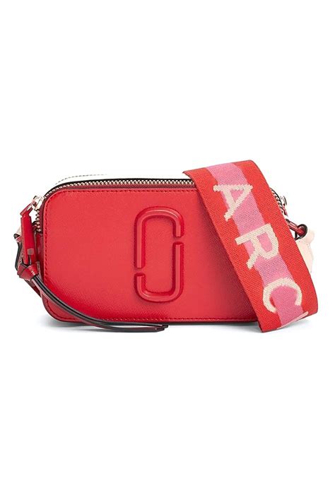 Marc Jacobs Snapshot Dtm Bag In Poppy Red Multi | Marc jacobs snapshot bag, Marc jacobs 