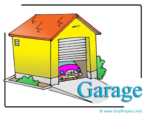 Enkelgarage, dubbelgarage, garage med 3 portar eller garage med loft. Garage clipart bild gratis