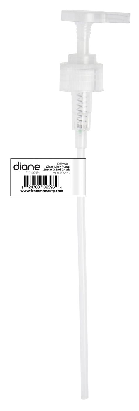 Diane Dea001 Clear Ltr Pump28mm 35ml24pk
