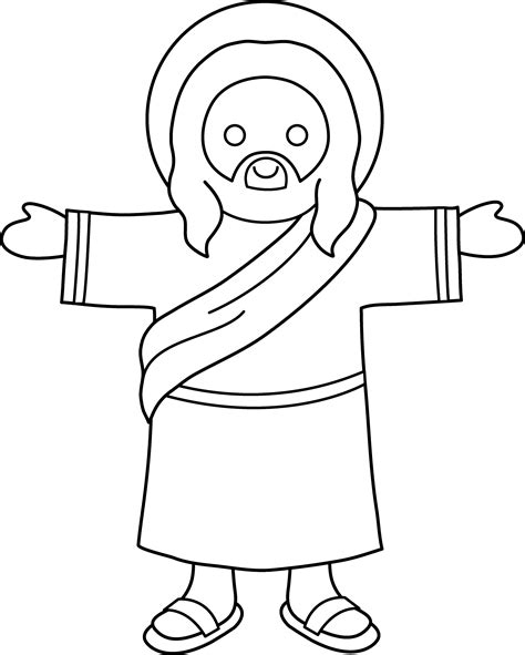 Jesus Outline Printable