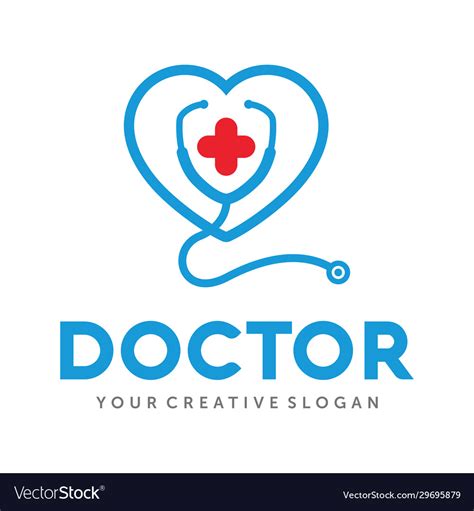 Healthcare Hospital Logo Clinic Doctor Royalty Free Vector