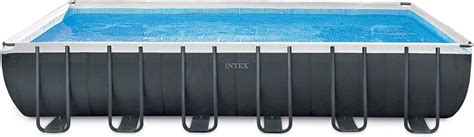 Intex 24ft X 12ft X 52in Ultra Frame Rectangular Pool Set