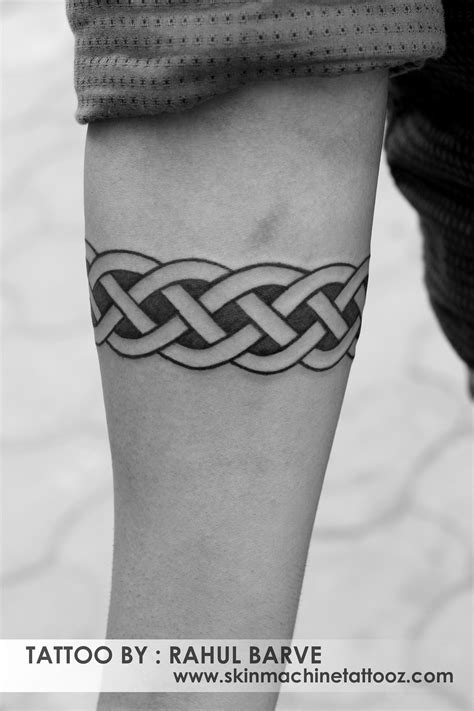 Celtic Armband Tattoo By Rahul Barve Skin Machine Tattoo Studio