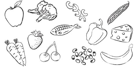 Healthy Food Drawing At Explore Collection Of