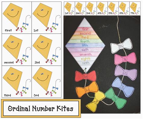 Classroom Freebies Ordinal Number Kite Activities