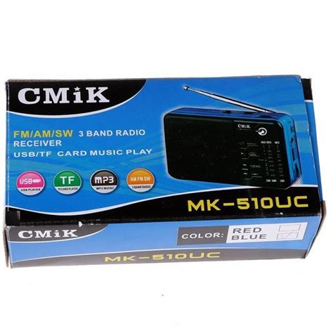 RADIO PORTATIL CMIK AM/FM MK-510 UC - 24 Informática