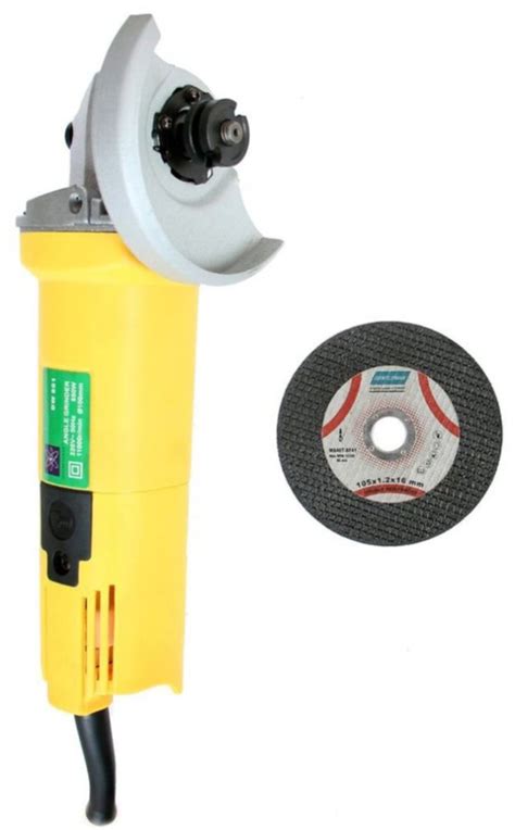 Yiking Dw 801 Angle Grinder With Steel Cutting Blade 4 Inch 850 W