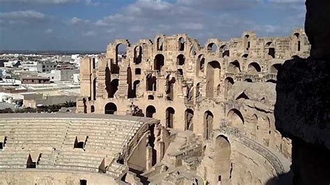 El Djem El Jem Roman Amphitheatre In Tunisia Hd Video Youtube