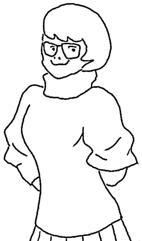 Scooby Doo Velma Coloring Pages
