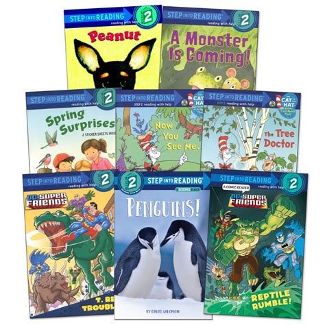 Step Into Reading Book Set Level 2 Set Of 8
