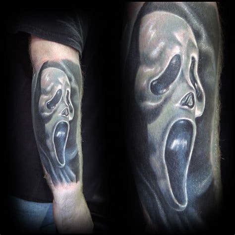 Pixnor 8pcs full arm temporary tattoo halloween temporary tattoos 3d realistic full sleeve tattoos stickers for men women girls makeup gift (assorted) $16.29. 80 Horror Movie Tattoos For Men - Scary Film Design Ideas