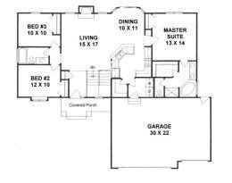 *total square footage only includes conditioned space and does not include garages, porches, bonus rooms, or decks. House Plans from 1400 to 1500 square feet | Page 1 | Ranch ...