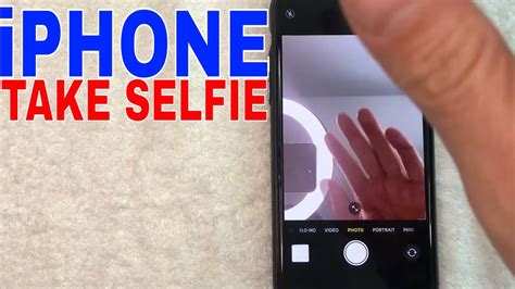 How To Take A Selfie On Iphone 🔴 Youtube