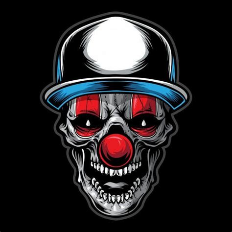 Pin By Patricio Gonzalez Aracena On A Clown Illustration Skull