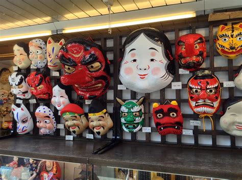 Many Masks Are On Display In A Store