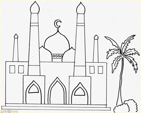 Pertama tama kawan bukan dokumen berwarna yang akan kita print menjadi hitam putih 😀. 25 Sketsa Gambar Masjid Terpopuler Megah Banget