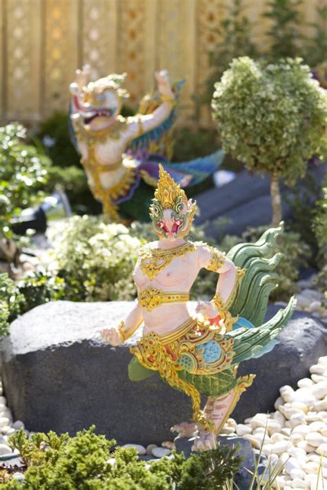 Thai Fairy Tales Creature Himmapan Animals Statue Stock Image Image