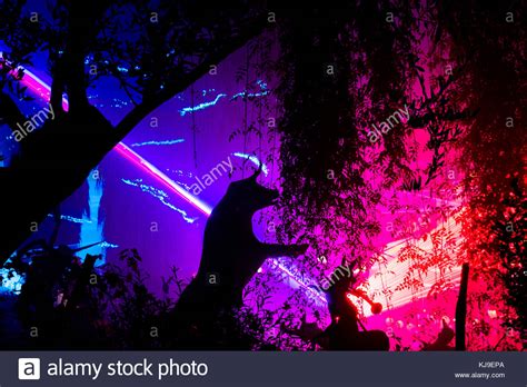 Eden Project Cornwall Uk 23rd Nov 2017 The Festival Of Light And