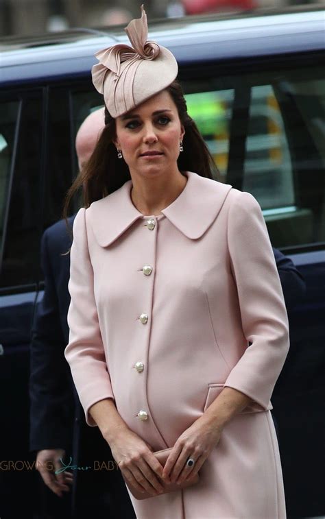Pregnant Duchess Of Cambridge Kate Middleton Arrives At The Annual