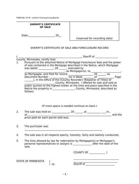 Foreclosure Certificate Fill Out Sign Online Dochub