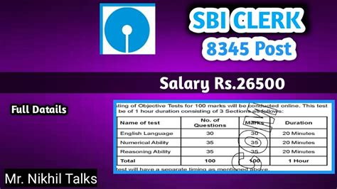 Sbi notification 2021 eligibility criteria (referred from last year notification) Sbi Clerk Notification Out | Total 8348 Posts | Salary ...