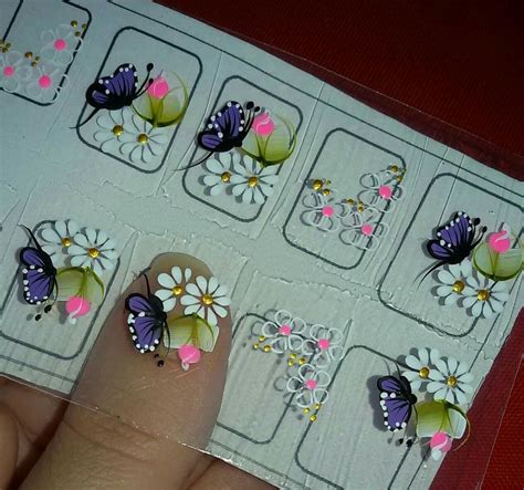Sunflower Nail Art Eunice Nail Stickers Nail Tips Daisy Flowers