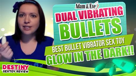 Best Bullet Vibrator Sex Toy Glow In The Dark Dual Vibrating Bullets Off Free Gift