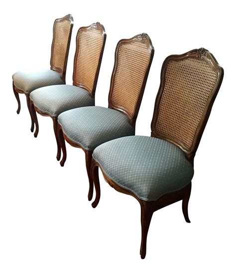 French Provincial Dining Chairs - Set of 4 | Chairish