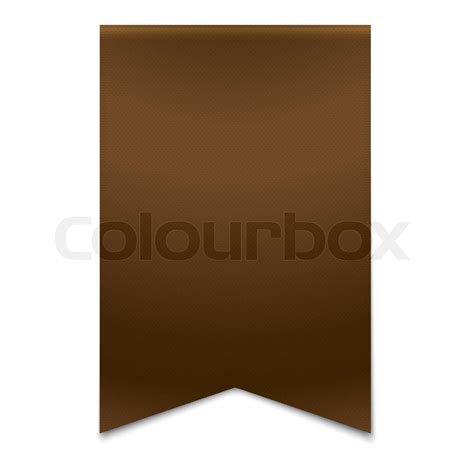 Brown Ribbon Banner Stock Vector Colourbox