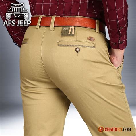 Les pantalons chino pour homme existent dans différentes coupes, couleurs et matières. Pantalon Cargo Homme Pantalon Grande Taille Printemps ...