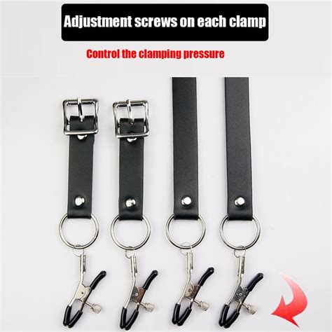 Bdsm Wrap Around Thigh Harness With Vagina Clampshands Free Pussyvaginallabia Lips Spreader