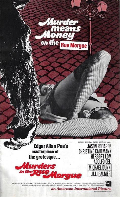 murders on the rue morgue pressbook by poe edgar allan related 1971 manuscript paper