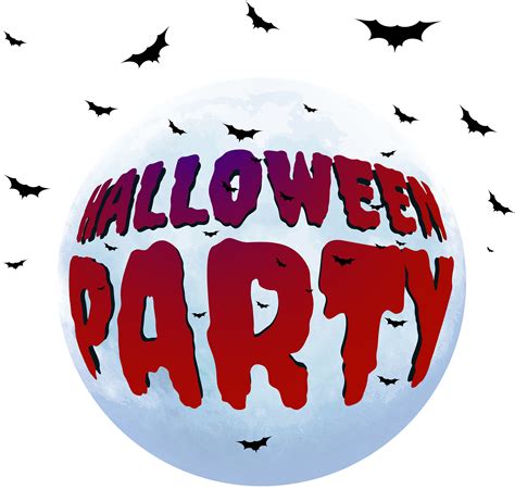 Halloween birthday card illustrations and clip art. Halloween Party PNG Clip Art Image | Gallery Yopriceville ...