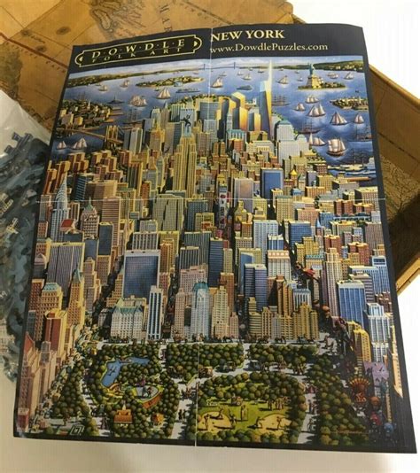 Eric Dowdle Folk Art Jigsaw Puzzle New York 500 Pieces With Puzzle