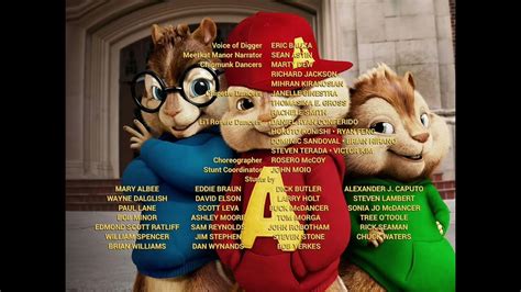 Alvin And The Chipmunks The Squeakquel End Credits Youtube