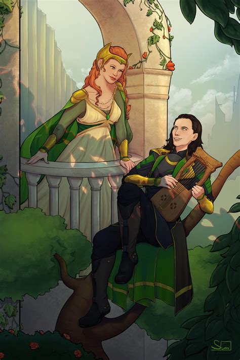 The Courtship Of Loki And Sigyn 1 By Sunnytyler001 On Deviantart