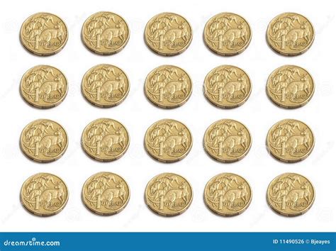 Monete Del Dollaro Australiano Fotografia Stock Immagine Di Australia