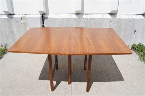 Drop leaf top, item 4230dl2. Drop-Leaf Extension Dining Table by Edward Wormley for ...