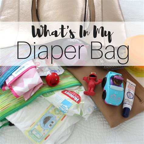 Whats In My Diaper Bag My Plot Of Sunshine