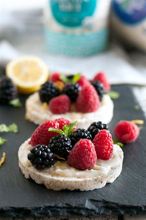 Loaded Brown Rice Cakes 3 Ways The Organic Dietitian