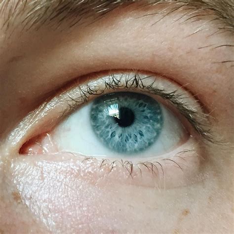 An Image Of A Blue Eye Looking At The Camera