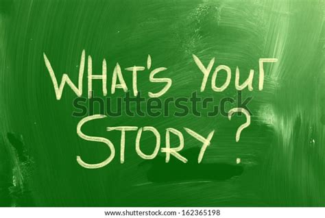 Whats Your Story Concept Stock Illustration 162365198 Shutterstock